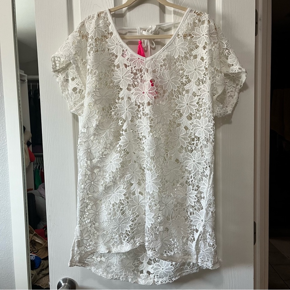 Swim Coverup with Tassels